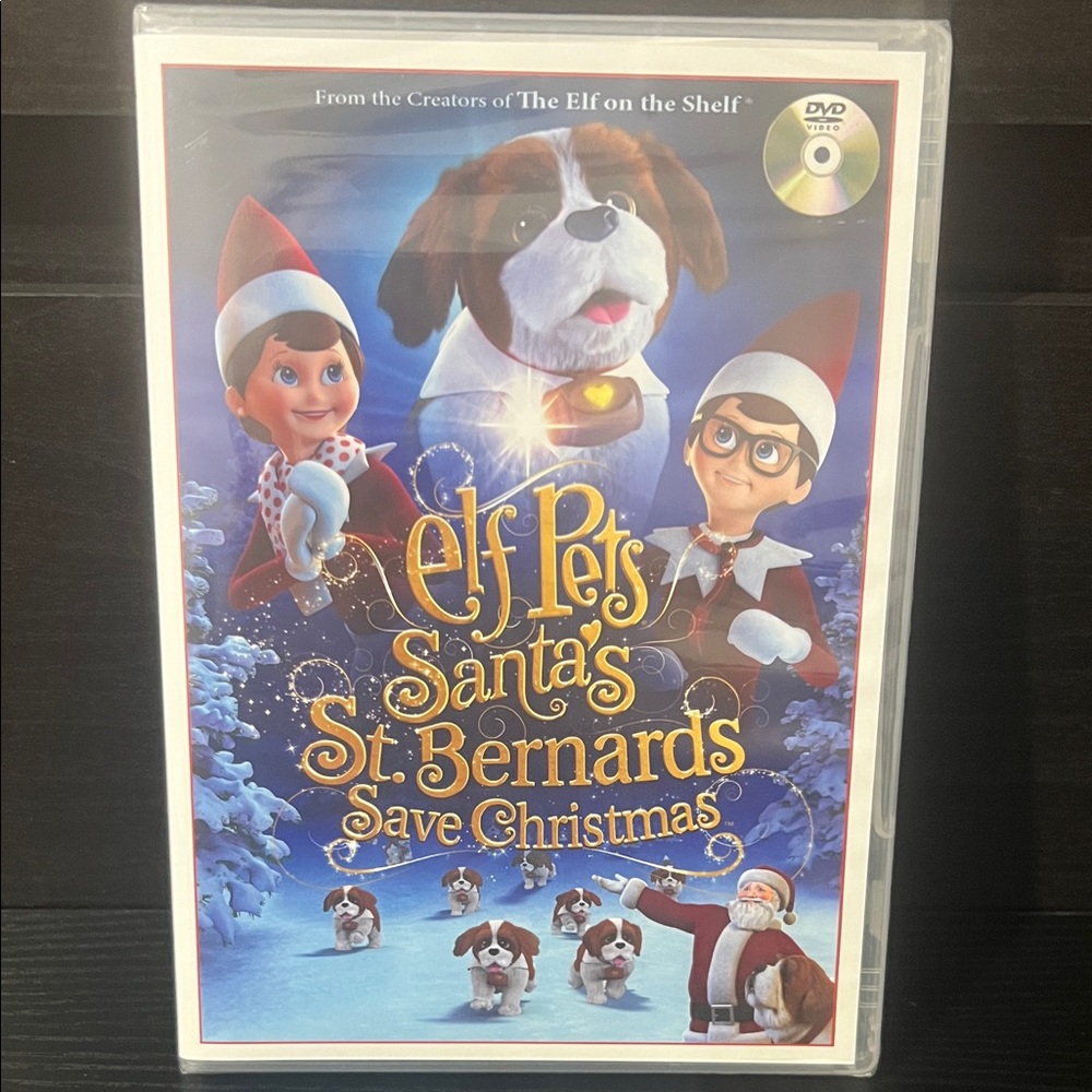 Elf Pets: Santa's St. Bernards Save Christmas DVD NIP
